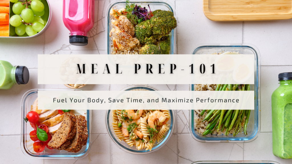 Fuel Your Body, Save Time, and Maximize Performance